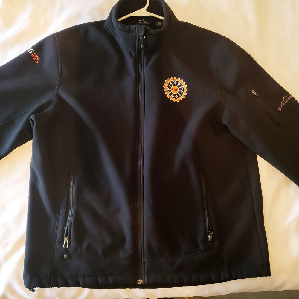 Eddie Bauer Premium Men's/unisex Jacket XL Black Branded PSEG Long Island